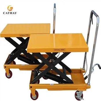 Hydraulic Lift Table Cart