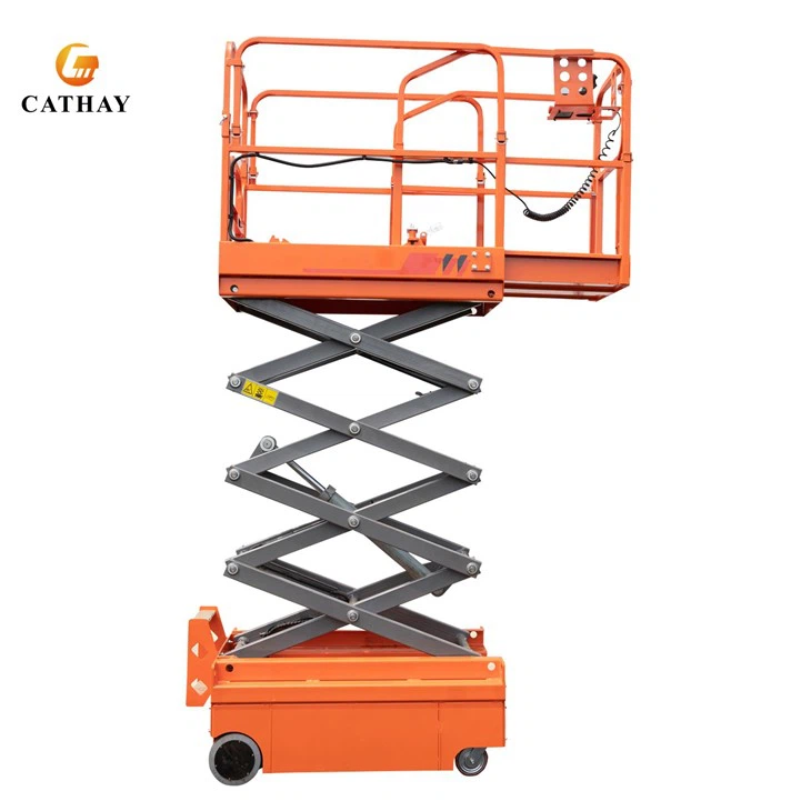 Mini Semi Electric Scissor Lift One Man Lift
