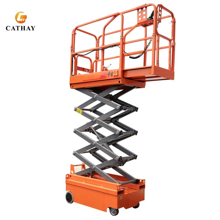 Mini Semi Electric Scissor Lift One Man Lift